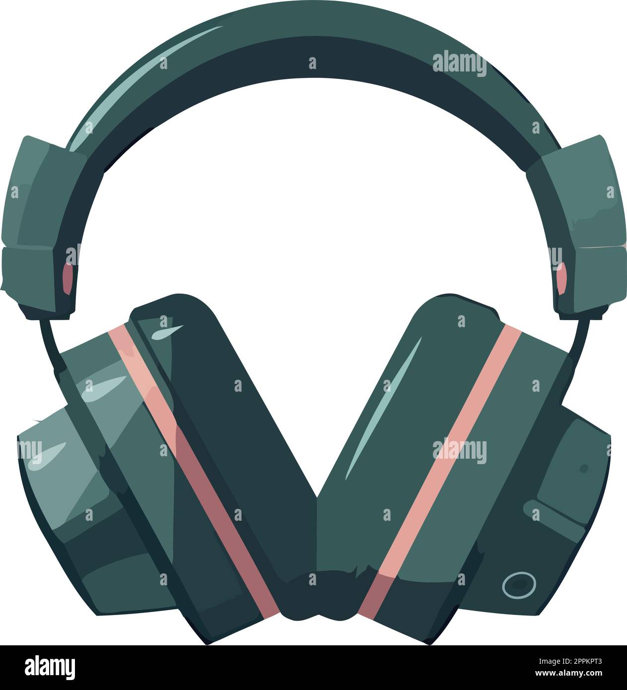 Modern headphones in gray design Stock Vector Image & Art Alamy
