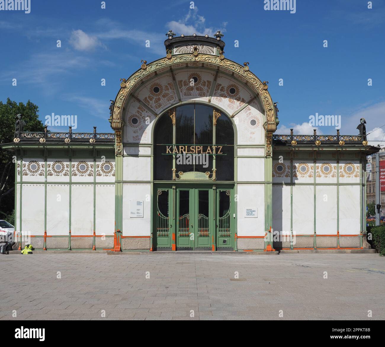 VIENNA, AUSTRIA - CIRCA SEPTEMBER 2022: Otto Wagner Pavillon Karlsplatz ...