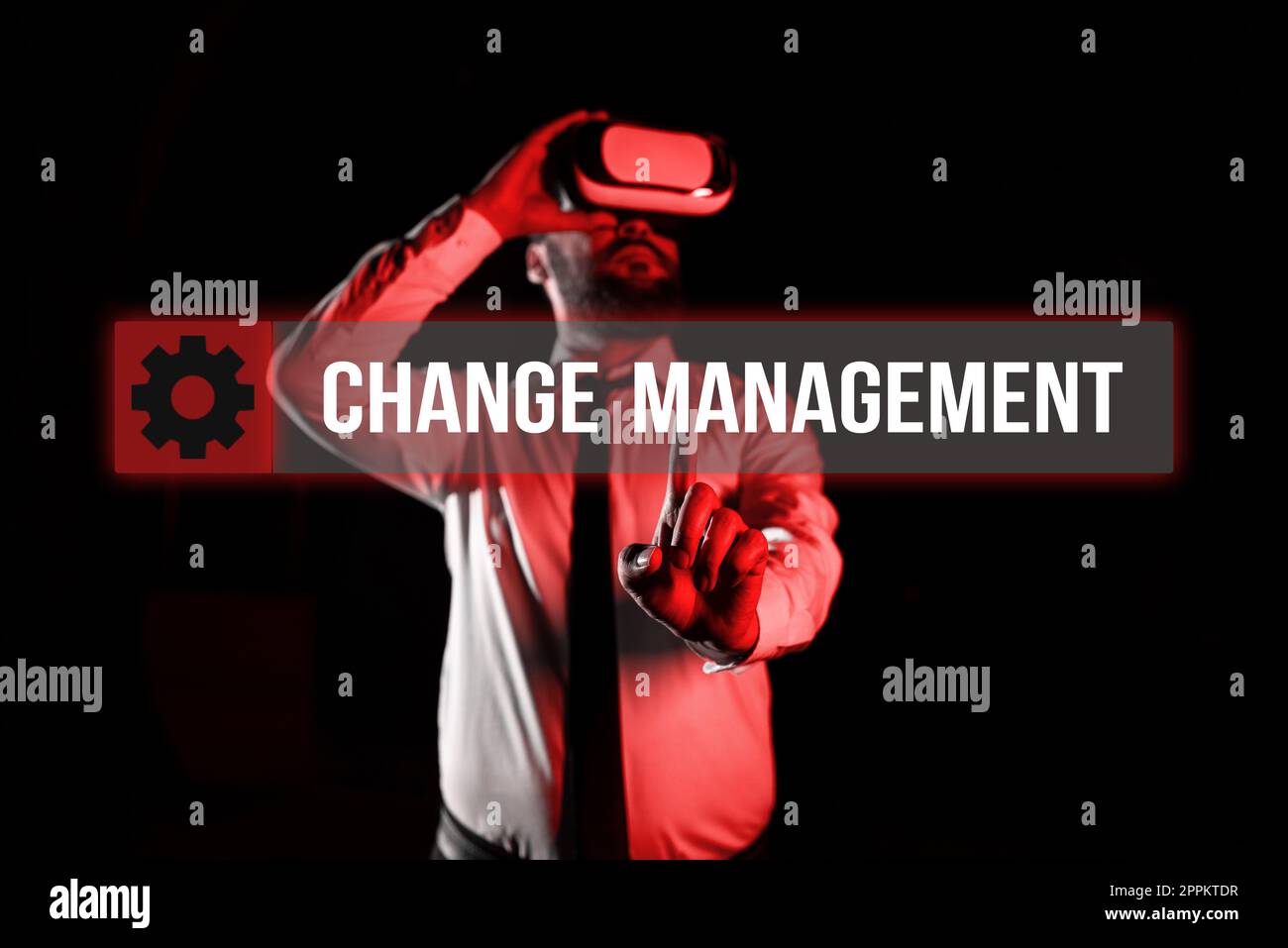 Conceptual caption Change Management. Internet Concept Replacement of leadership in an organization New Policies Stock Photo