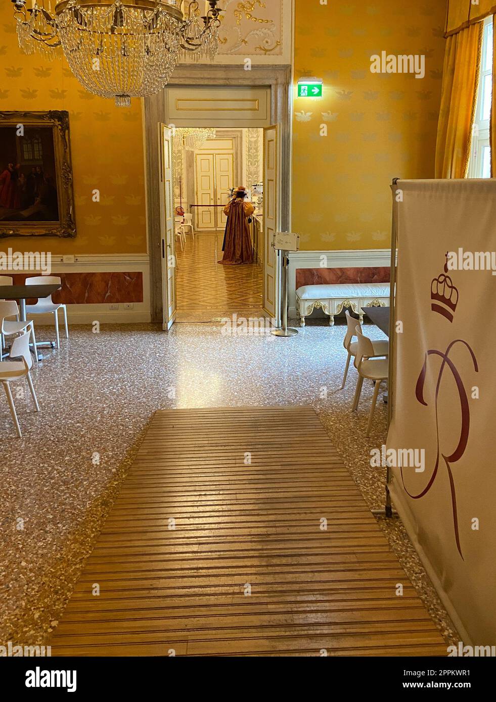 cafe and hall in opera house Gran Teatro la Fenice Stock Photo - Alamy