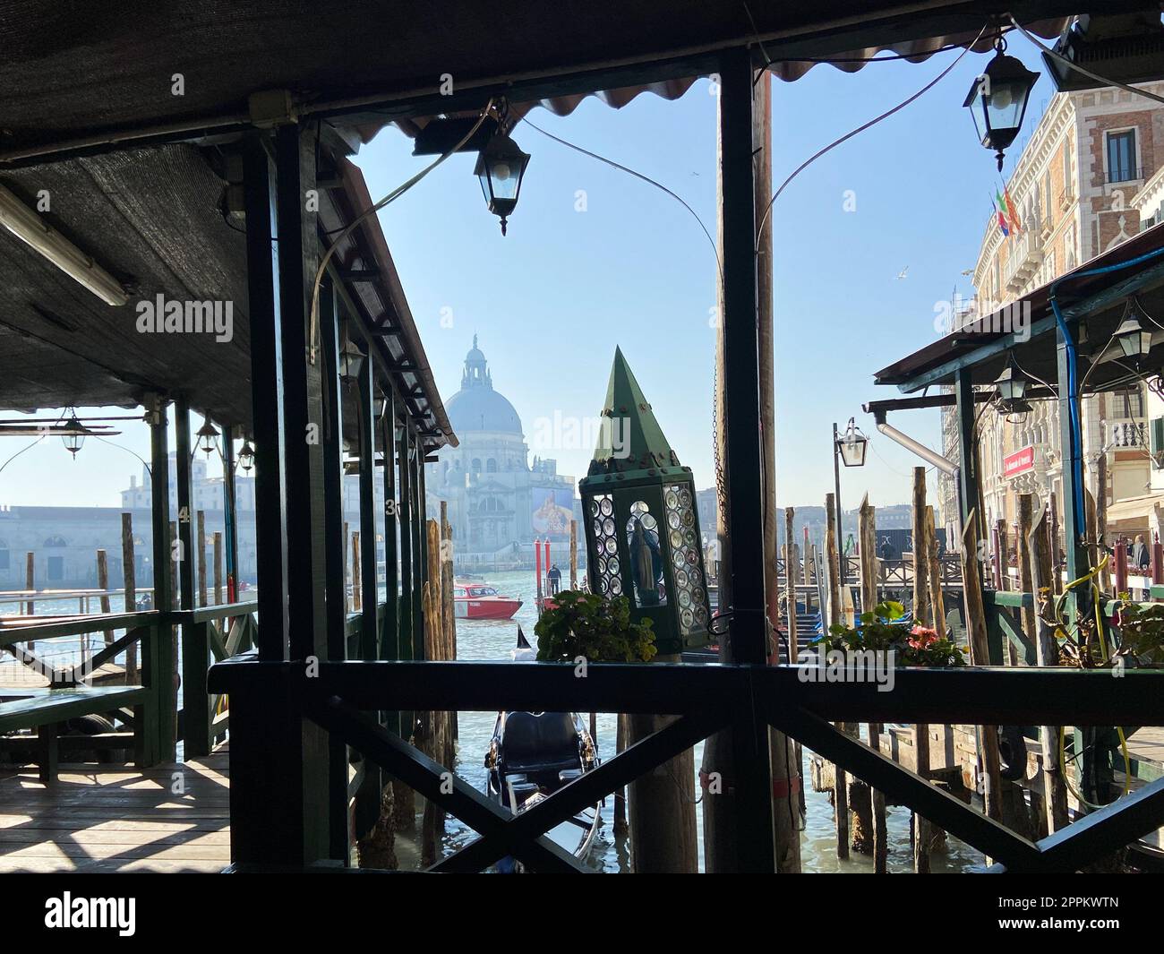 empty pier San Marco in Venice city in morning Stock Photo - Alamy
