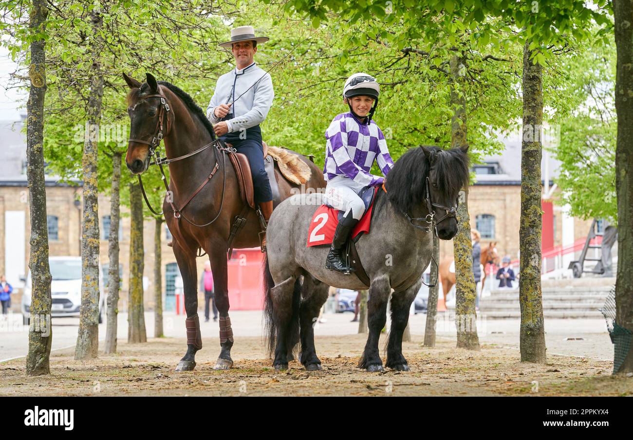 EDITORIAL USE ONLY Portuguese Lusitano rider Filipe Barbosa, and Zara