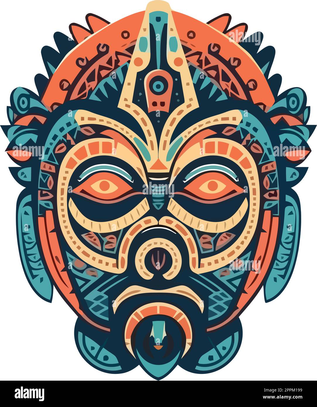 Indigenous mask design Stock Vector Image & Art Alamy