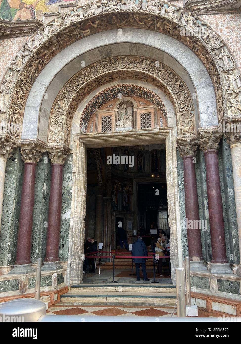 gate-to-st-mark-s-basilica-in-venice-city-stock-photo-alamy