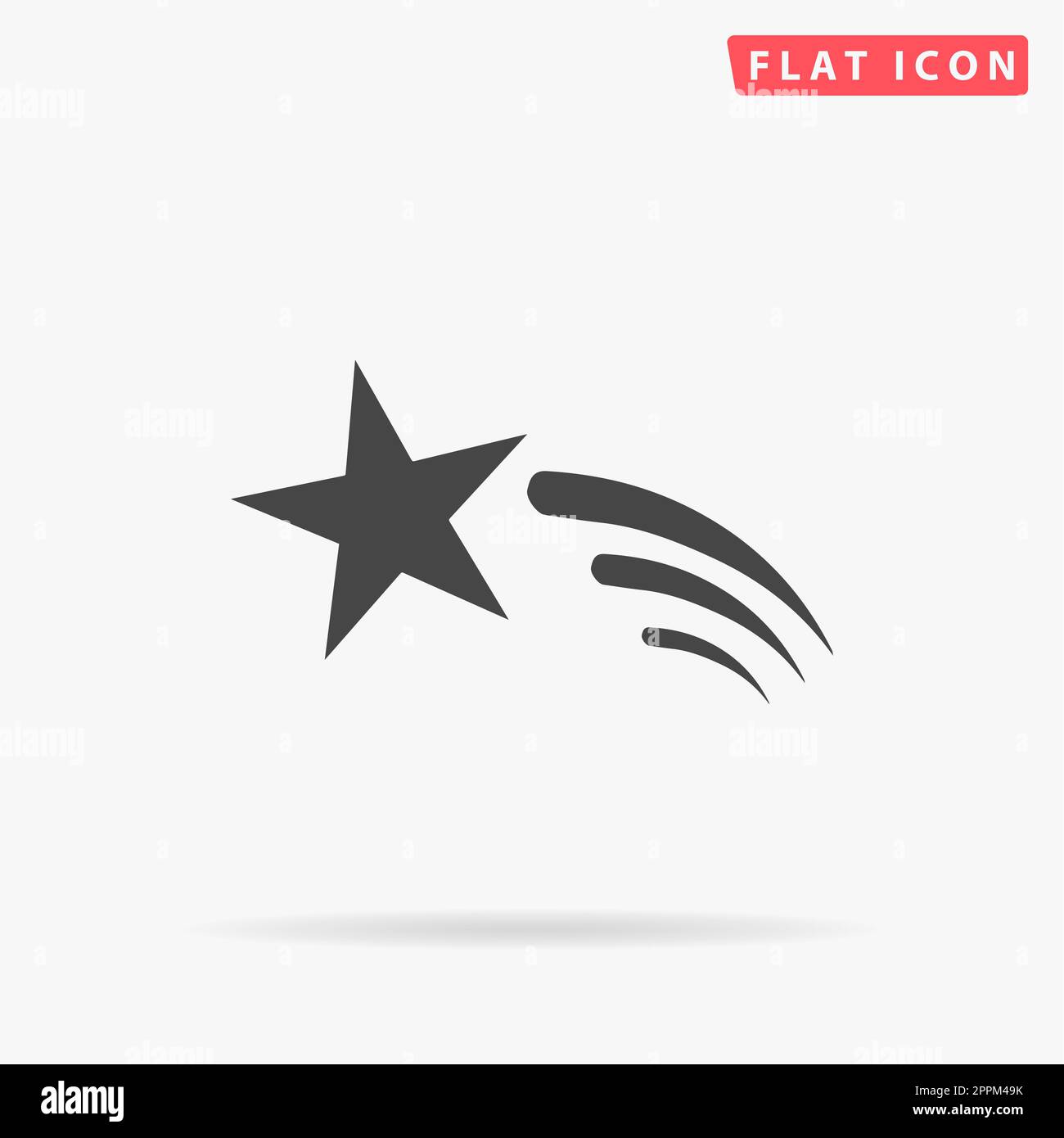 Shooting star vector Cut Out Stock Images & Pictures - Alamy