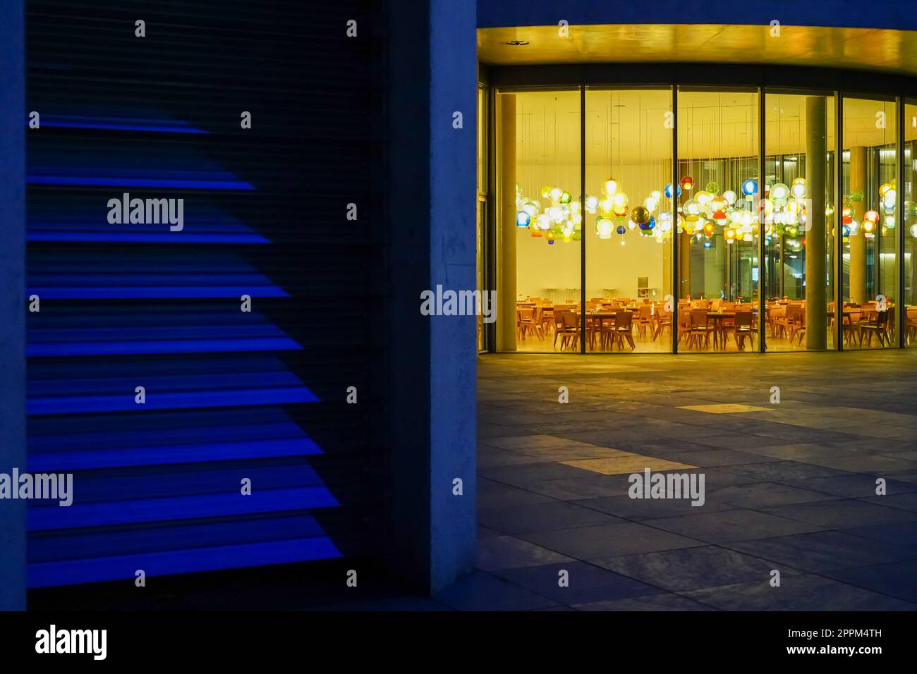The canteen for the members of the German Parliament. Berlin, Germany