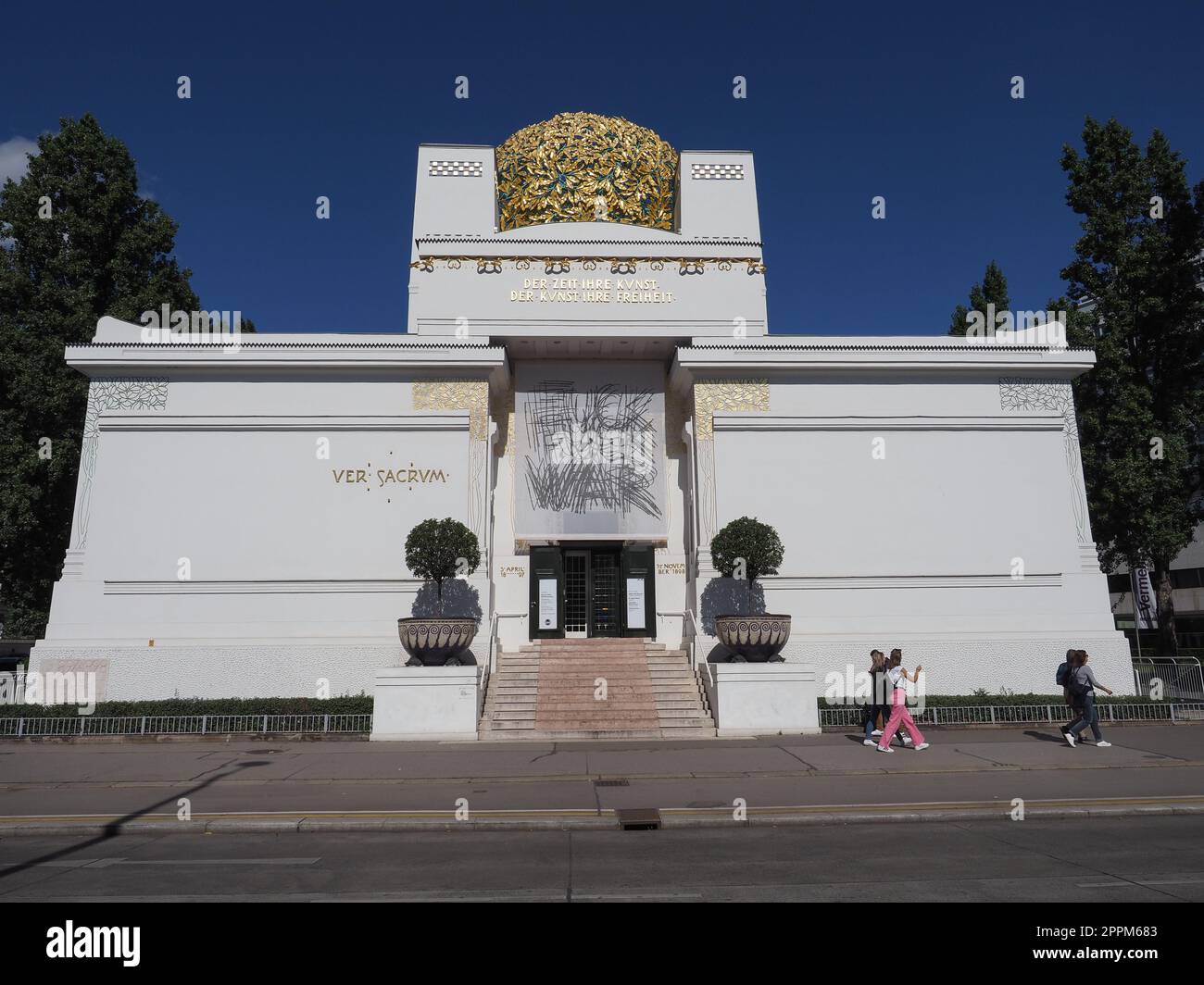 Secession building in Vienna Stock Photo