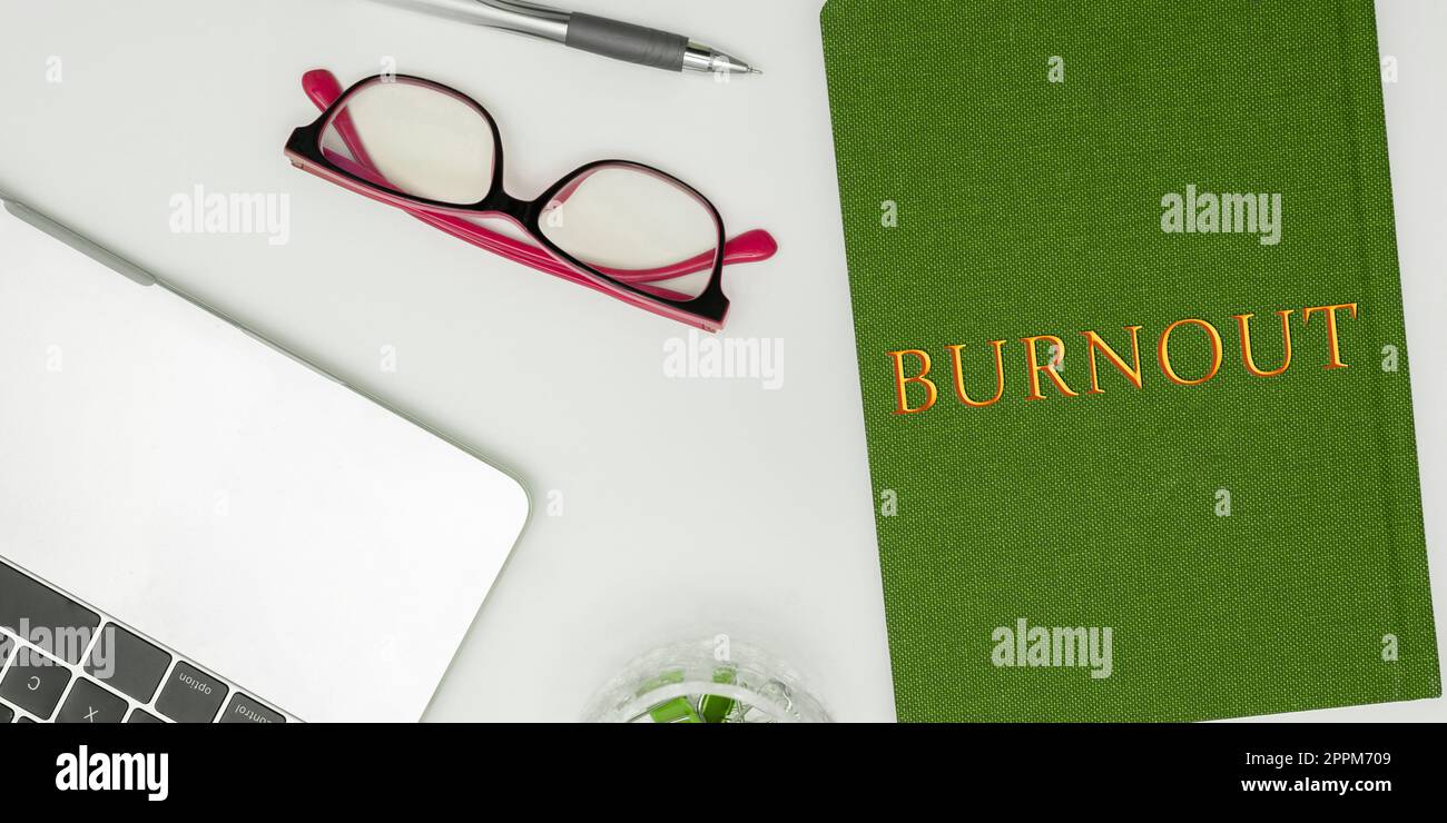 Inspiration showing sign Burnout. Word for Feeling of physical and emotional exhaustion Chronic fatigue Stock Photo