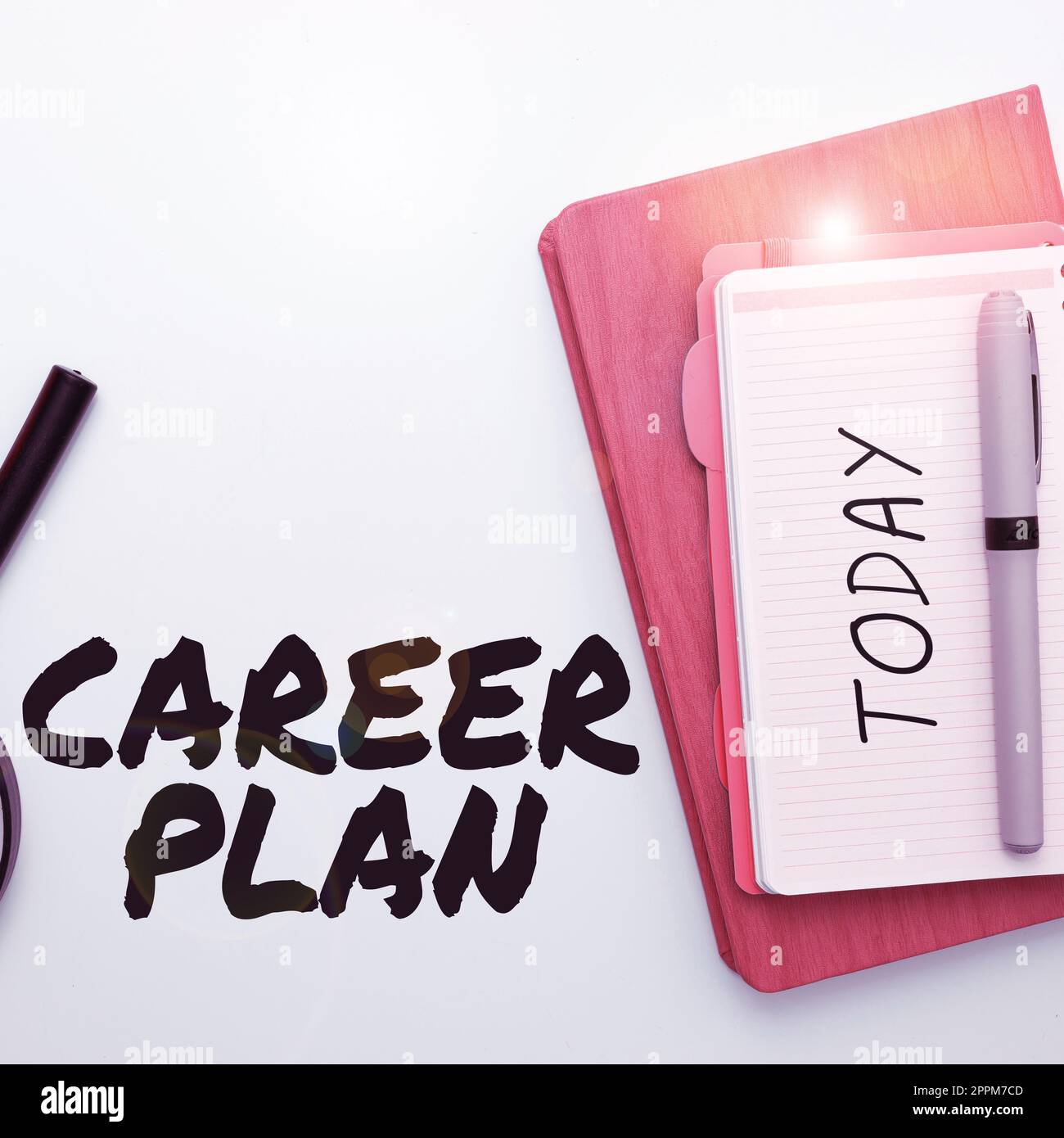 Inspiration showing sign Career Plan. Word for ongoing process where you Explore your interests and abilities Stock Photo