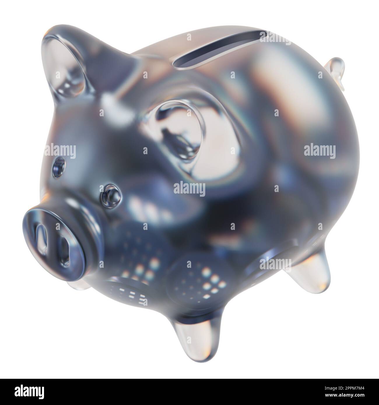 Fetch.ai (FET) Clear Glass piggy bank with decreasing piles of crypto  coins. Saving inflation, financial crisis, and losing money concept. 3d  illustration Stock Photo - Alamy