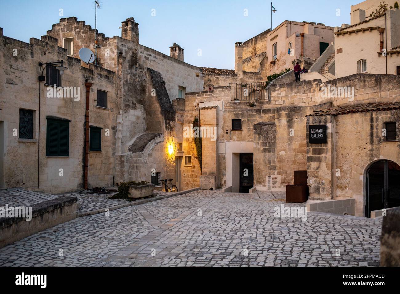 Matera, Italy September 20, 2019 Houses in the Sassi di Matera a
