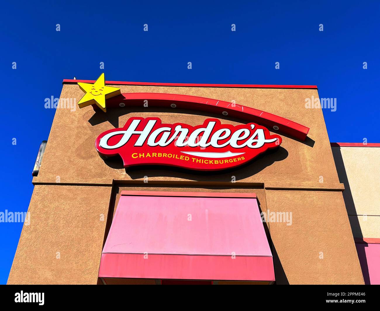 Hardees sign hi-res stock photography and images - Alamy