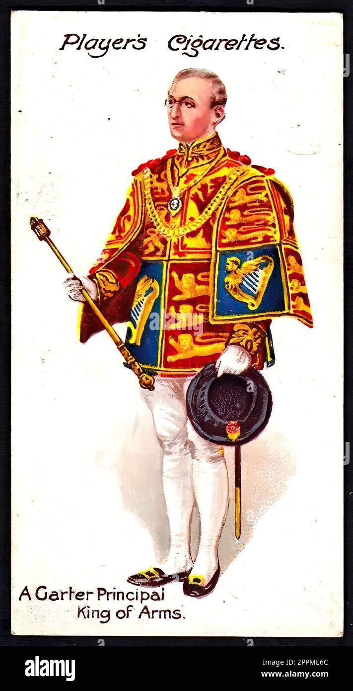 Garter Principal King of Arms Vintage British Cigarette Card