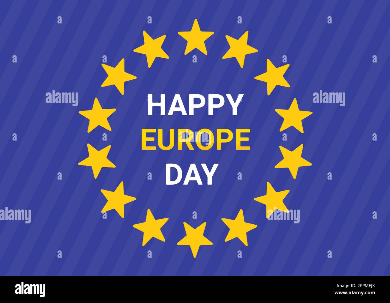 Happy Europe Day. Holiday concept. Template for background, banner