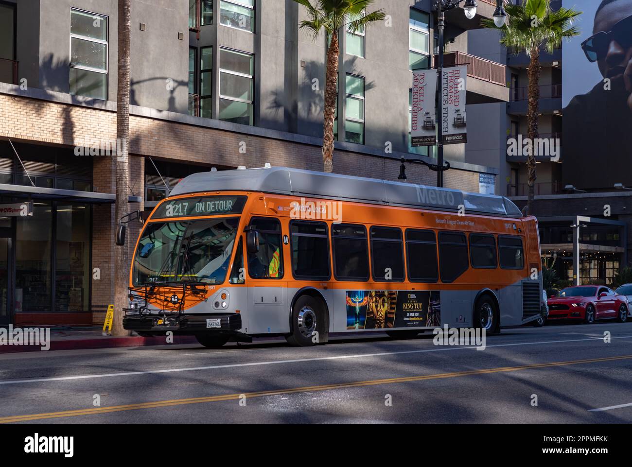 Los Angeles Metro Bus Stock Photo - Alamy