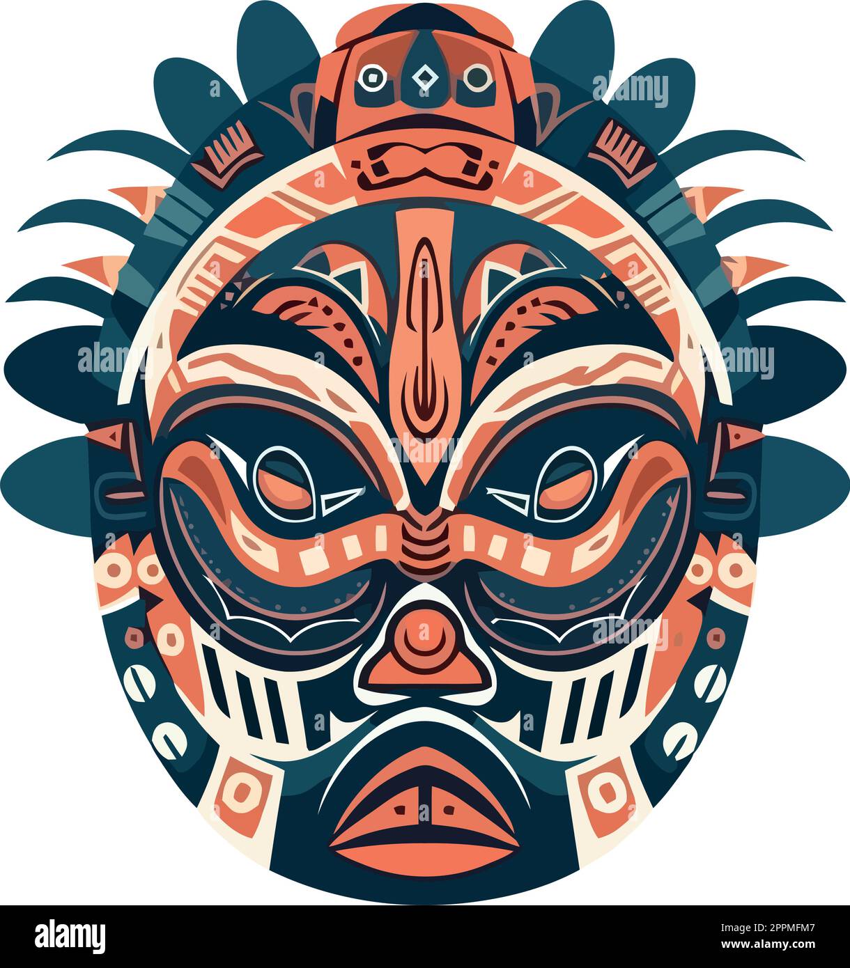 Indigenous mask vector Stock Vector Image & Art - Alamy
