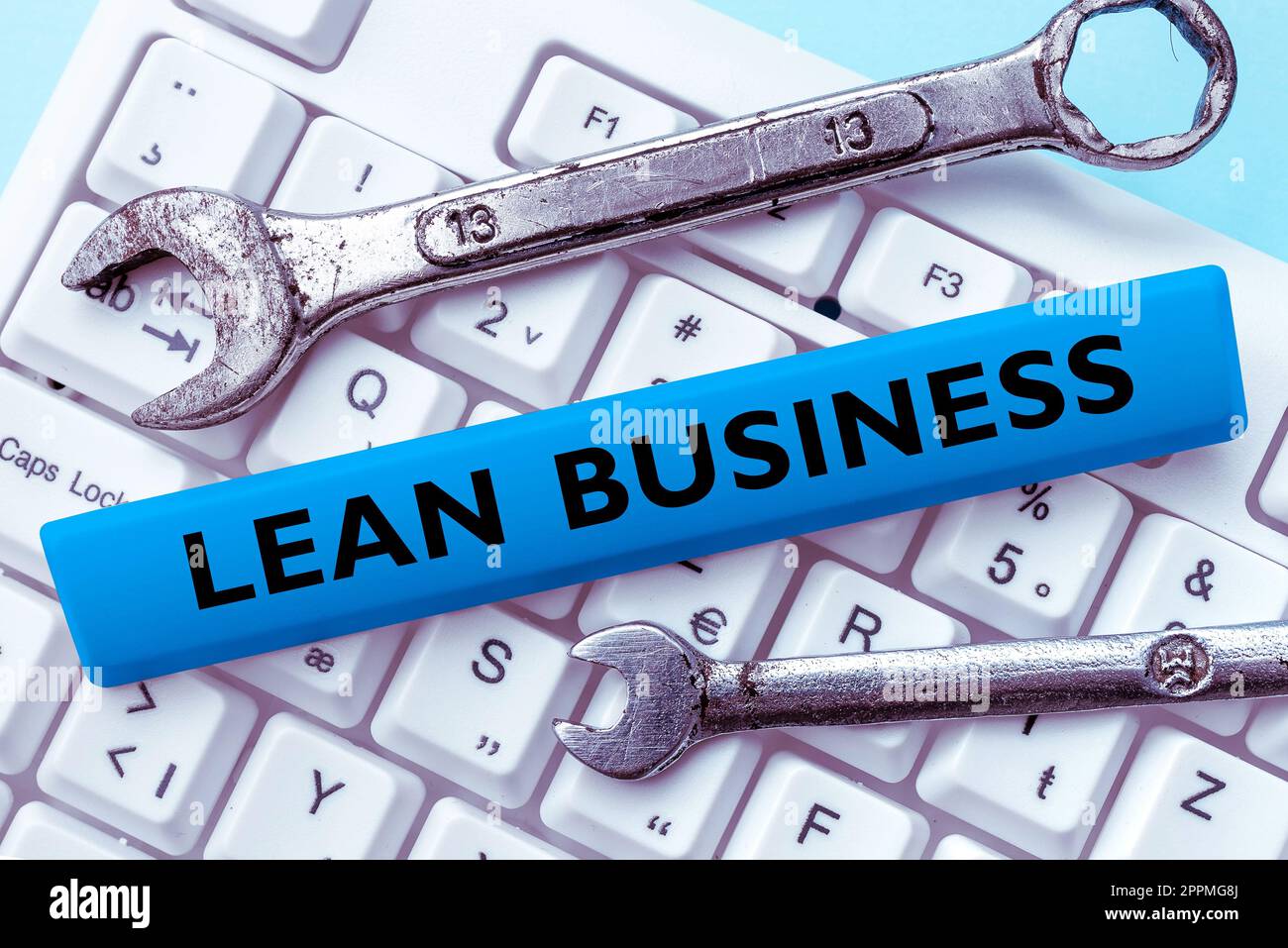 Sign displaying Lean Business. Business idea improvement of waste minimization without sacrificing productivity Stock Photo