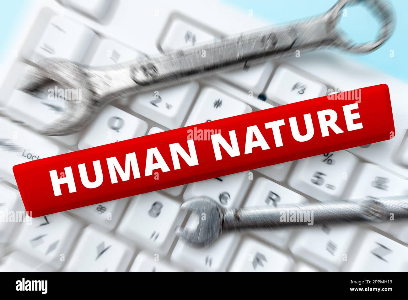 Text sign showing Human Nature. Word for psychological characteristics, feelings, and behavioral traits of humankind Stock Photo