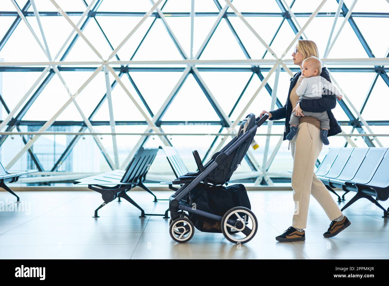 Baby (stroller or pushchair) airport hi-res stock photography and images -  Alamy