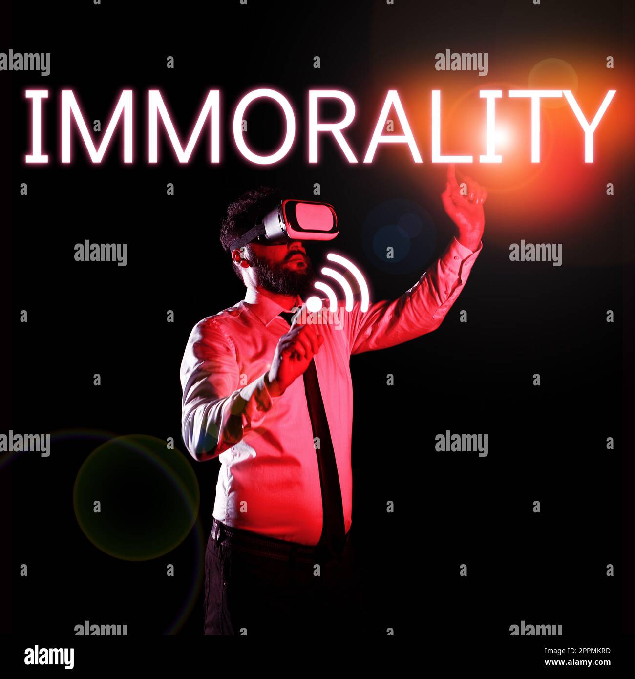 Inspiration showing sign Immorality. Word Written on the state or quality of being immoral, wickedness Stock Photo