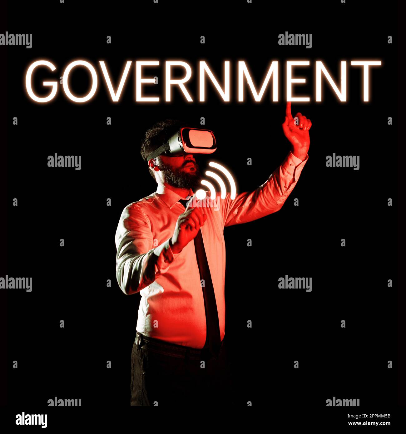 Text sign showing Government. Business overview Group of people with authority to govern country state company Stock Photo