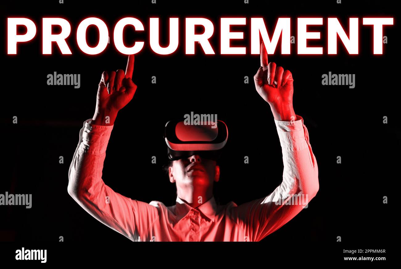 Inspiration showing sign Procurement. Concept meaning Procuring