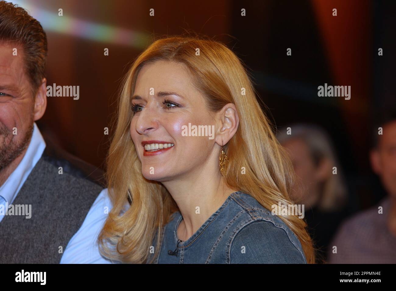 Stefanie Hertel,singer,NDR talk show from Studio Lokstedt,Hamburg,17,03
