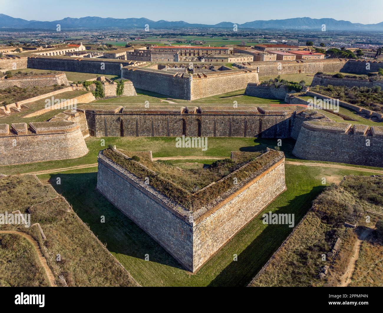 Sant Ferran Castle, Bulwark of Santa Tecla, Figueres Spain Stock Photo