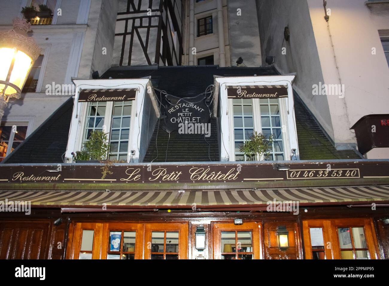 The French traditional restaurant The Little Chatelet located in Latin