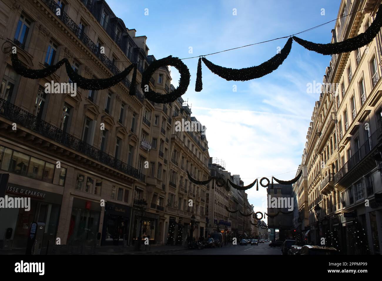 Paris France - the rue de la Paix Stock Photo