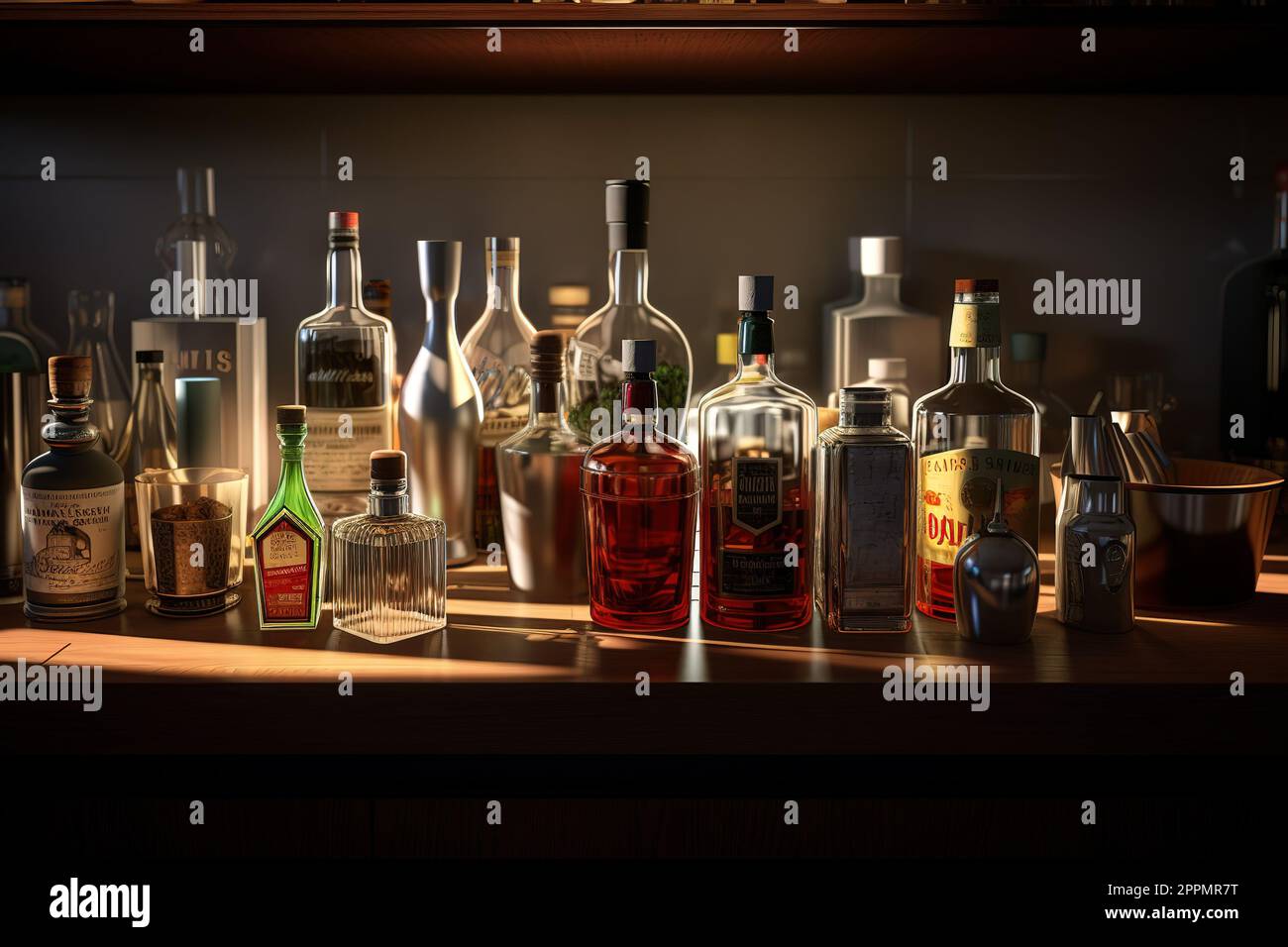Home Bar Capture a set of images that showcase a classic, elegant home