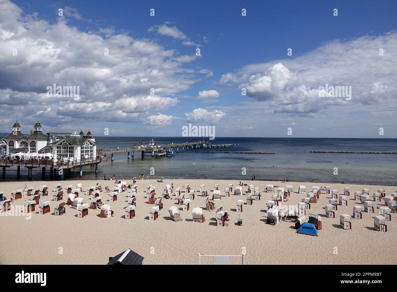 Strand bei Sellin Stock Photo