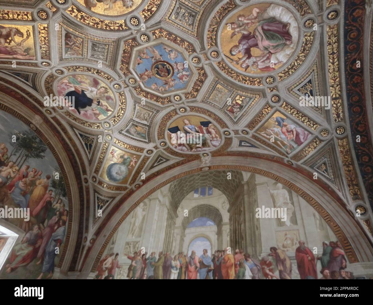 Rome, Italy - May 02, 2014: The interior of Vatican, Italy on May 02, 2014. Stock Photo
