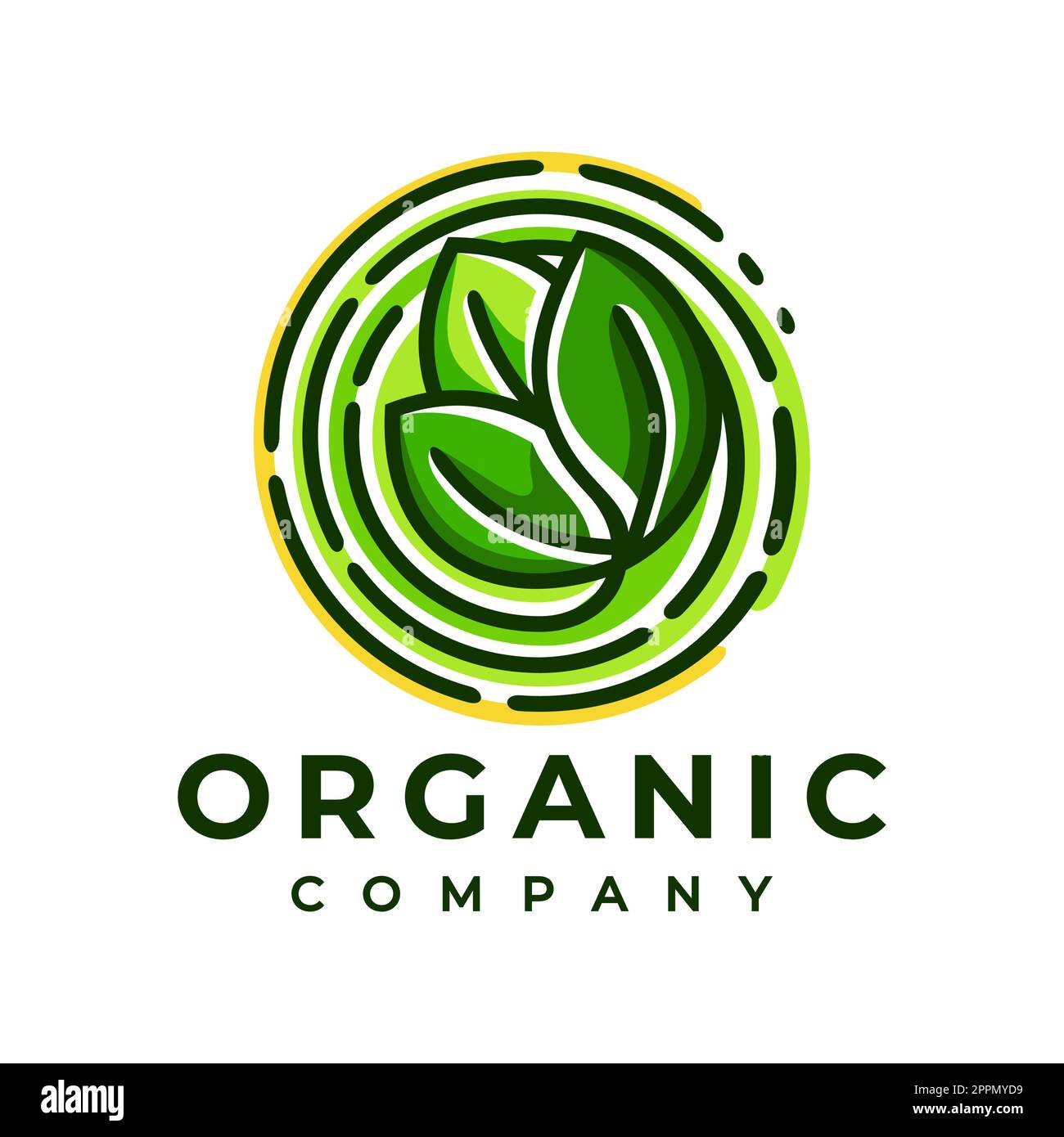 Cartoon green tea leaf Stock Vector Images - Alamy