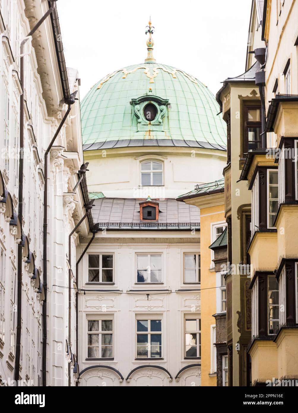 Cupola in the historic old town of Innsbruck Austria Stock Photo Alamy