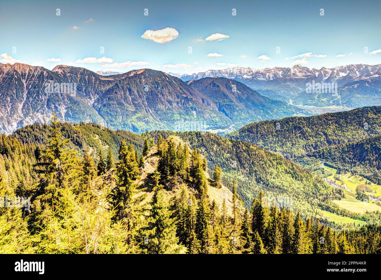 Landscape In Germany Idyllic Bavarian mountain landscape Germany Stock Photo - Alamy