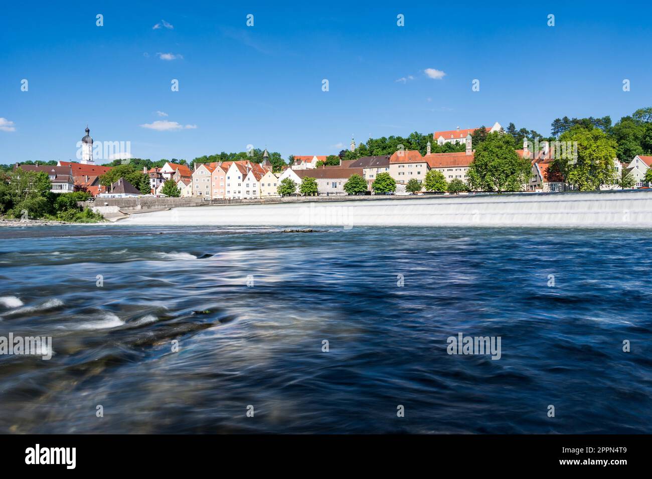 Lech Promenade Lech promenade landsberg am lech hi-res stock photography and images ...