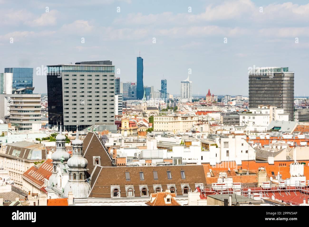 Vienna skyline aerial hi-res stock photography and images - Alamy