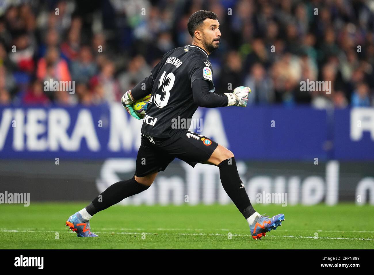 Fernando Pacheco of RCD Espanyol during the La Liga match between RCD
