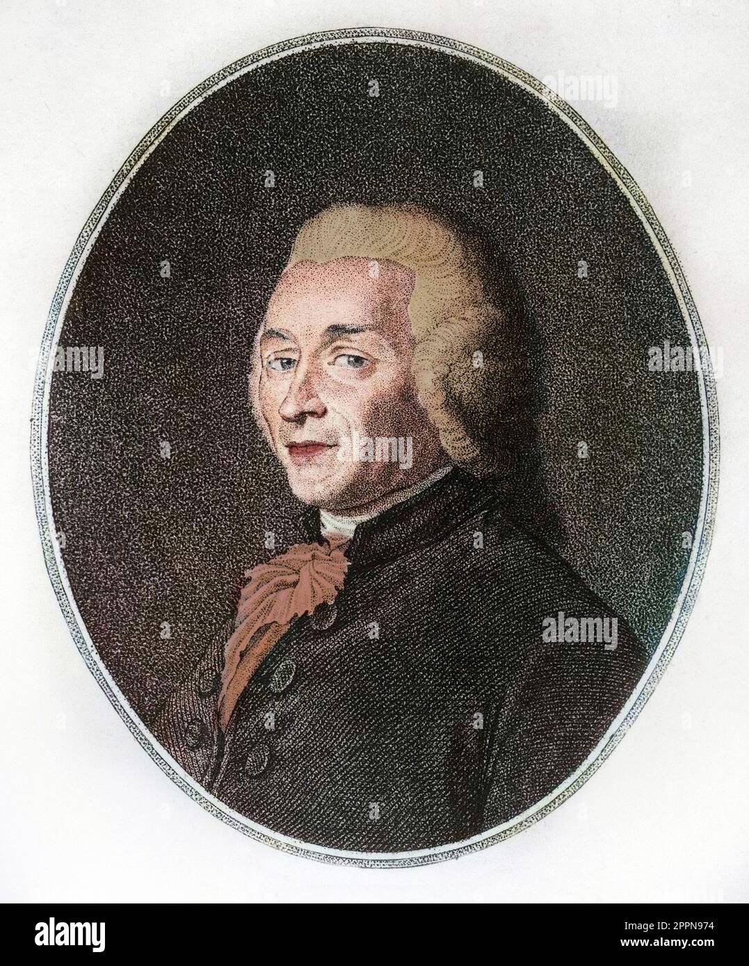 'Portrait du medecin francais Joseph Ignace Guillotin (1738-1814)' (Portrait of the french physician Joseph-Ignace Guillotin) Stock Photo