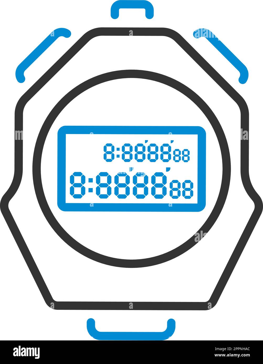 Icon Of Stopwatch Stock Vector