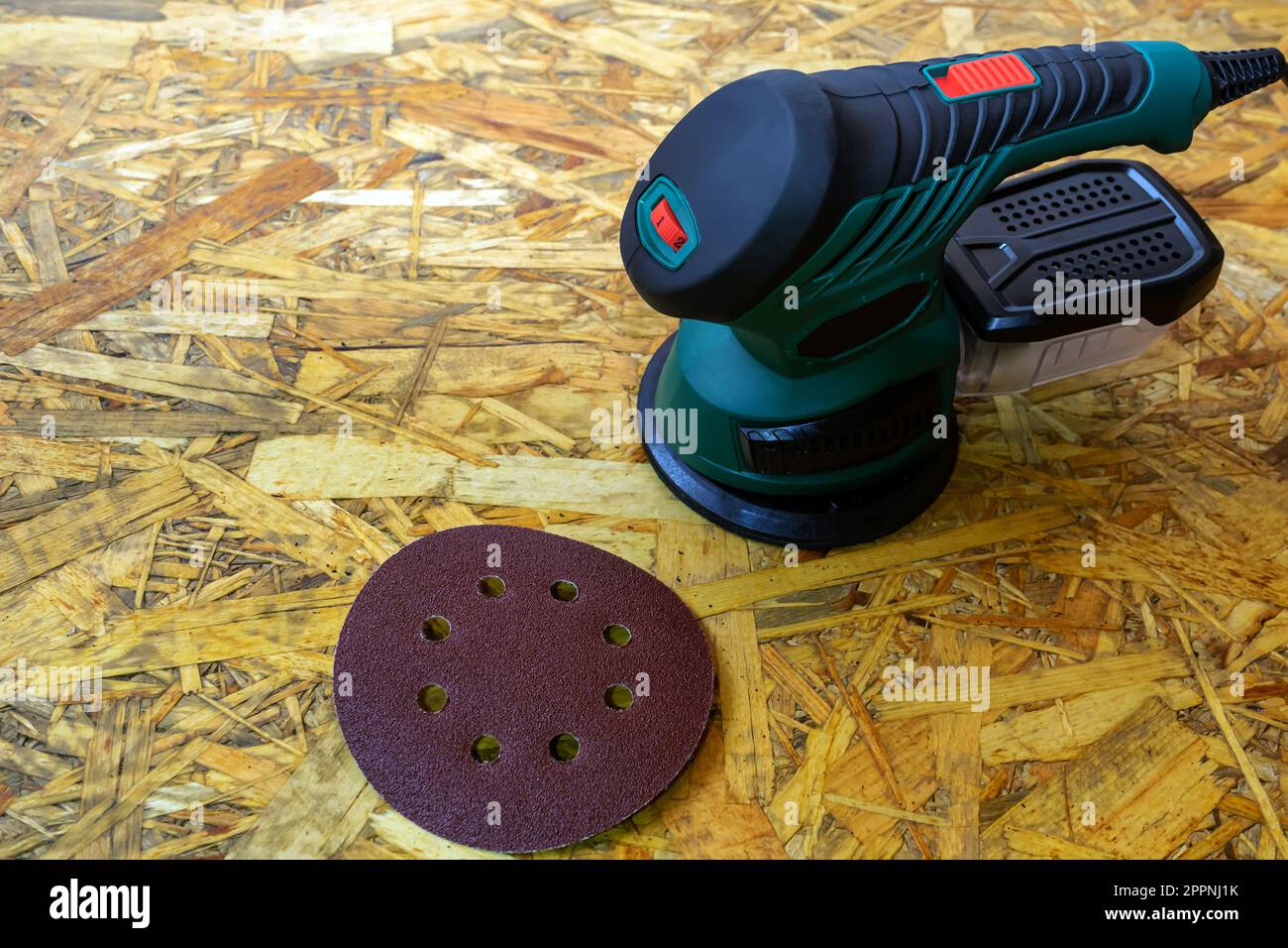 orbital eccentric sander grinder machine for wood Stock Photo Alamy