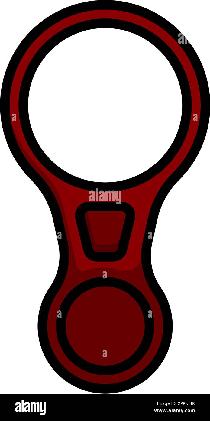 Alpinist Descender Icon Stock Vector Image & Art - Alamy