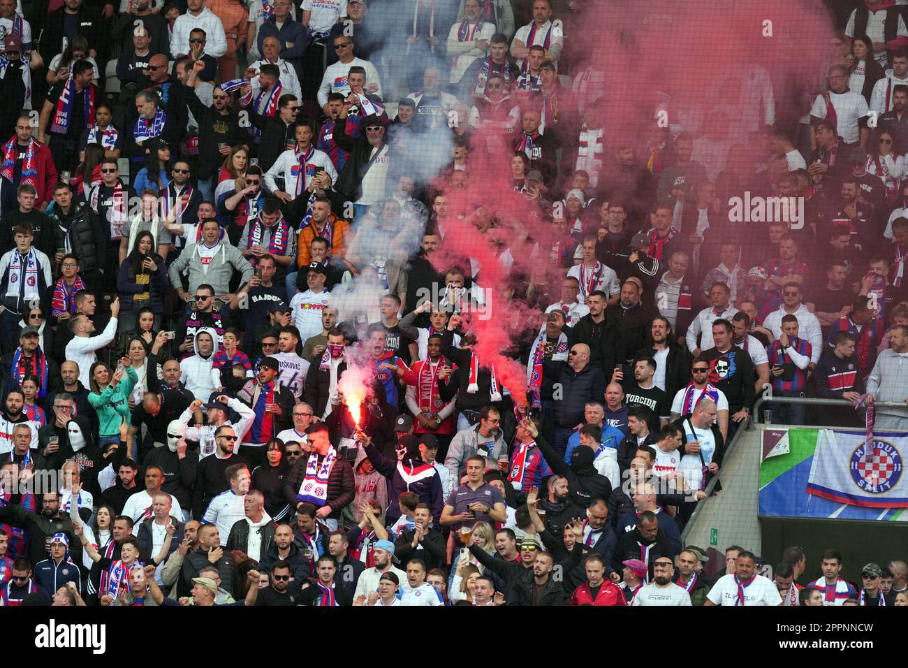 Hajduk split fans hi-res stock photography and images - Alamy