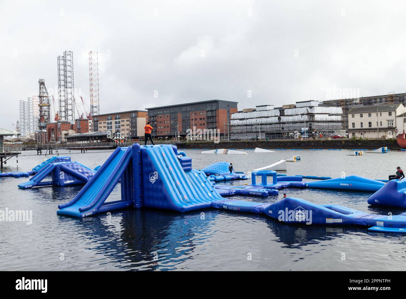 Inflatable obstacle hi-res stock photography and images - Alamy