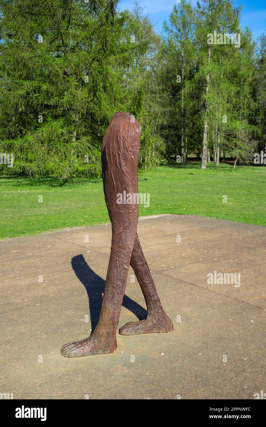 sculptures complex Nierozpoznani. The Unrecognised art installation by