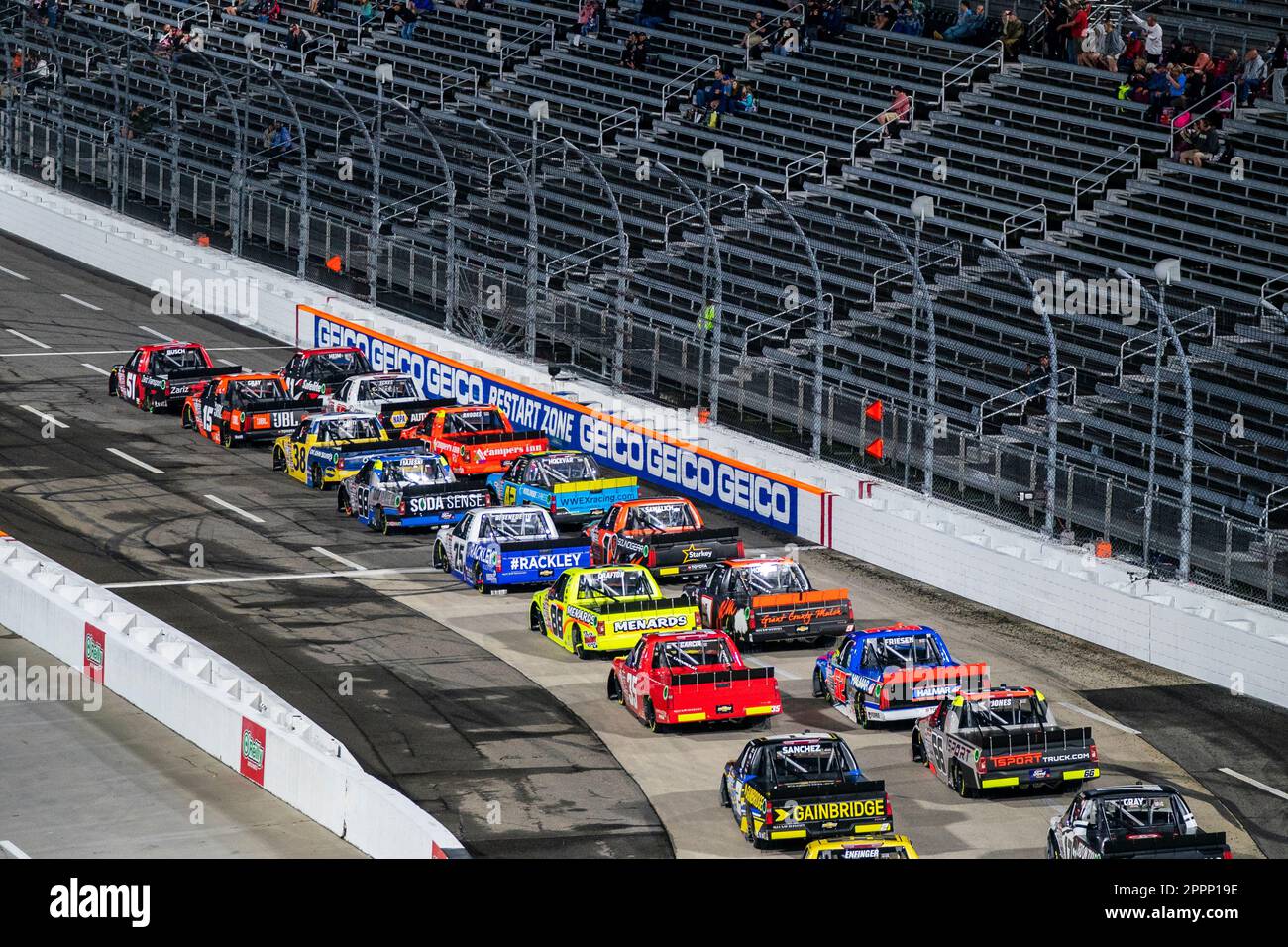 NIECE Motorsports races for position for the NASCAR Craftsman Truck