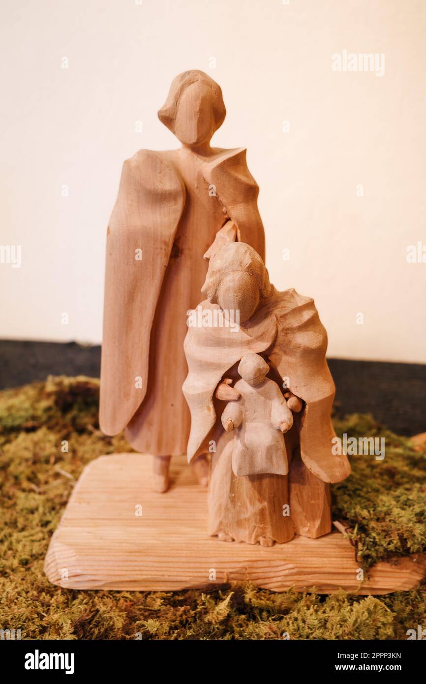 Sveta Gora, Slovenia December 27, 2022 Nativity scene Christmas