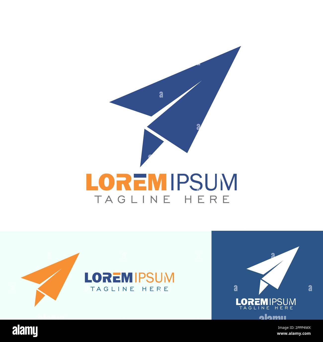 Paper Plane Logo Sign Stock Vector Image & Art Alamy