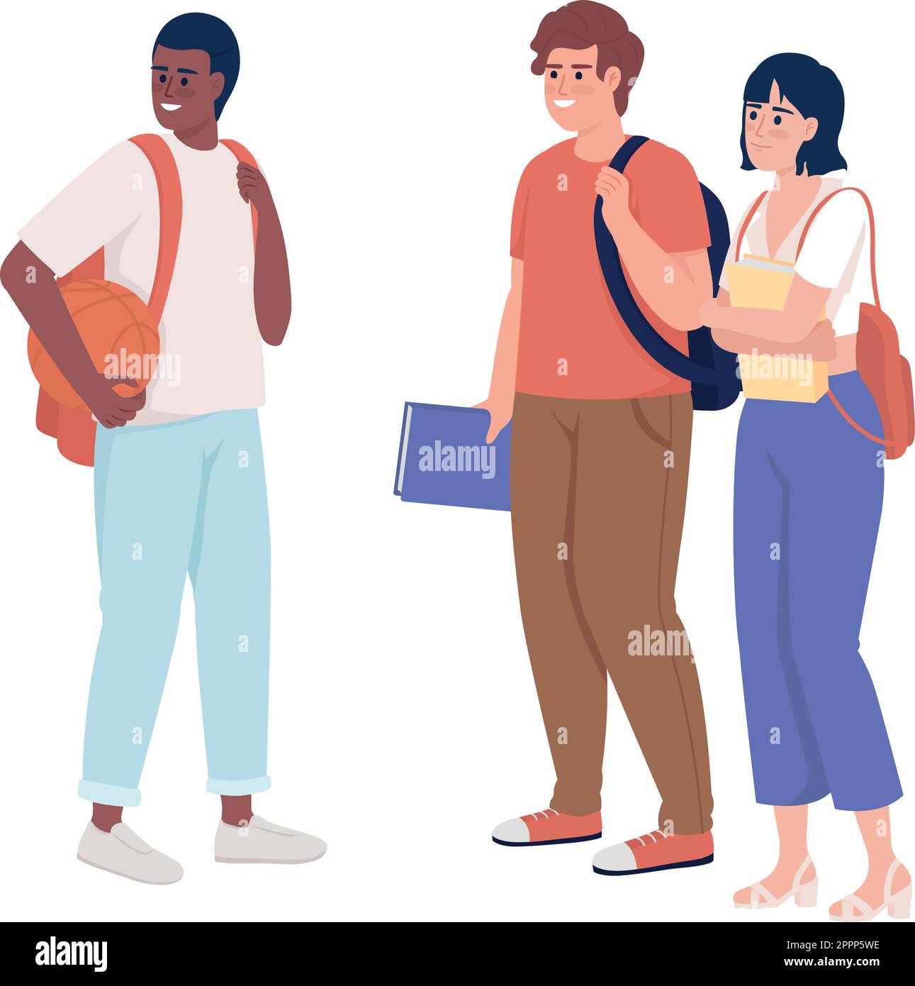 Adolescent students Stock Vector Images - Alamy